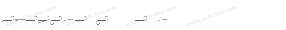 blackhawk swash字体转换